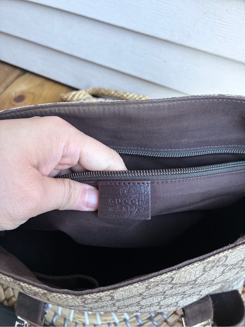 Gucci Brown GG Canvas Messenger Bag unisex - Picture 8 of 10